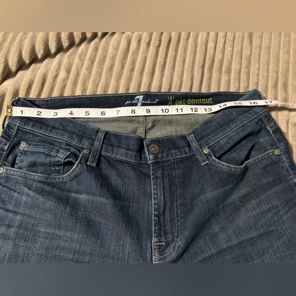 Men 7 for all Mankind Jeans size 33 - Picture 6 of 7